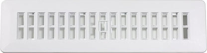 Decor Grates PL212-WH 2-Inch by 12-Inch Plastic Floor Register - Image 4
