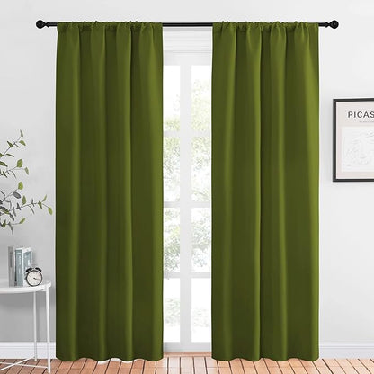 NICETOWN Blackout Curtains for Living Curtains, 1 Pair, 34-inch W x 84-inch L by NICETOWN