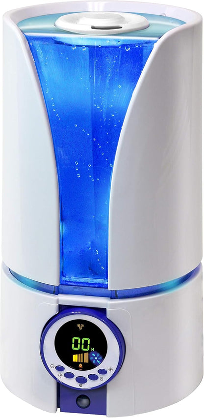 CCC Comfort Zone CZHD81 Whisper-Quiet Cool Mist Digital Ultrasonic Humidifier by ComfortZone
