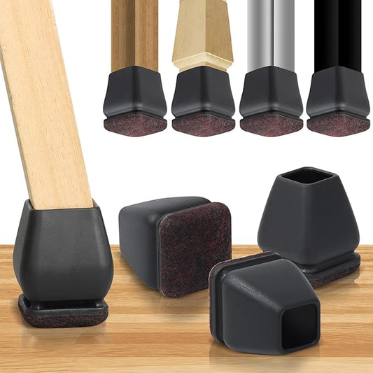16PCS Extra Small Chair Leg Floor Protectors, Chair Leg Protector by GAGUIUP