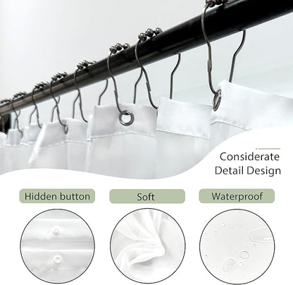 Sage Green Boho Shower Curtain - Image 5