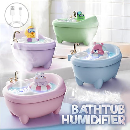Cute Mini Humidifier for Bedroom & Office, Top Fill 0.34L, Cool Mist, Easy Clean - Image 2