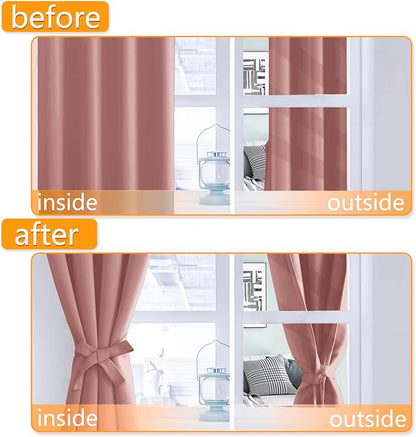 Hiasan RV Blackout Curtains for Bedroom, 52 x 30 Inches Long - Image 5