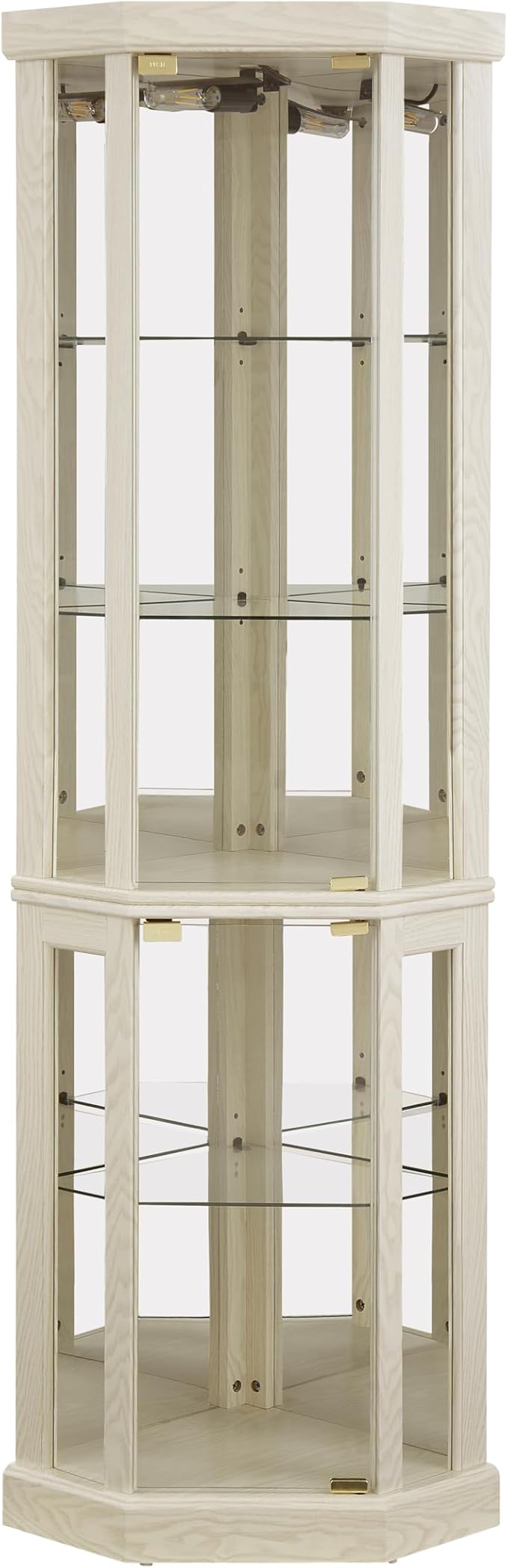 Elegant Corner Curio Cabinet - Image 4