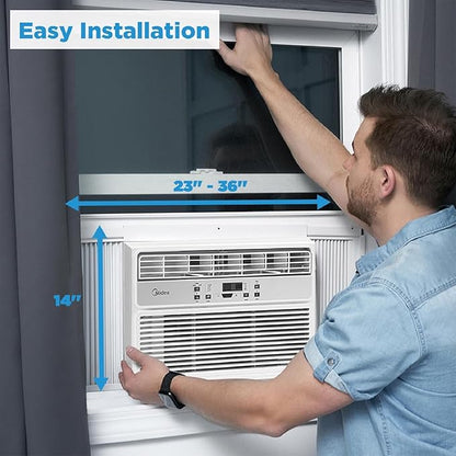 Midea 12, 000 BTU EasyCool Window Air Conditioner, Dehumidifier and Fan - Image 2
