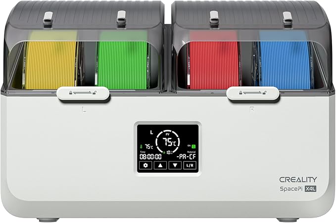 Creality Filament Dryer 4 Spools, Space Pi X4L Filament Storage Box, Dual by Creality