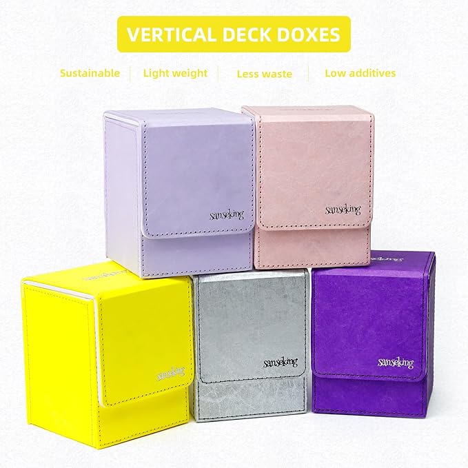 Magic Card Deck Box for MTG Single Deck Card Box fits 100+ TCG Sleeved Cards - Image 6