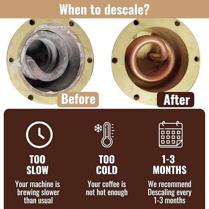Coffee Machine Descaler Descaling Solution – 3 Pack Compatible - Image 6