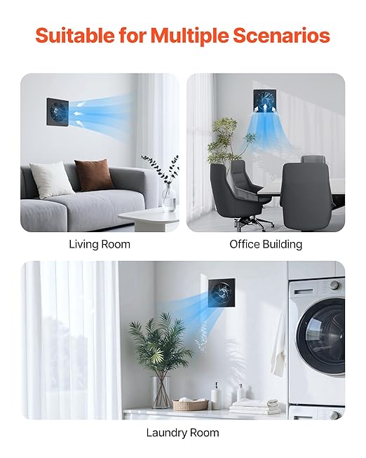 VEVOR Through-The-Wall Ventilation Fan - Image 6