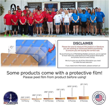 20" x 12" x 9" Acrylic Display Riser Box - Image 8