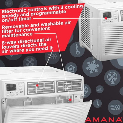Amana 8, 000 BTU Window Air Conditioner - Image 4