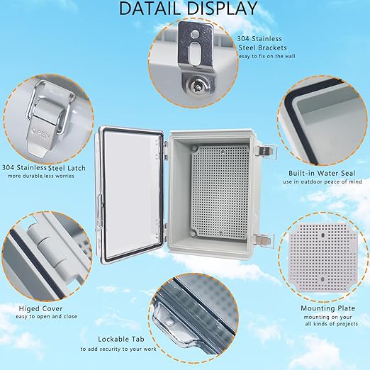 Electrical Box, Outdoor Waterproof Box IP67 Junction Box - Image 3