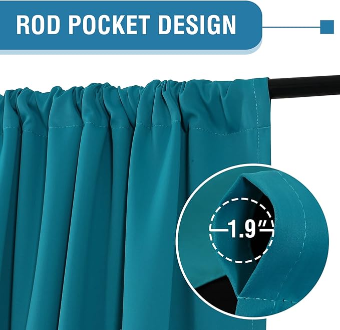H.VERSAILTEX 100% Blackout Curtains - Image 3