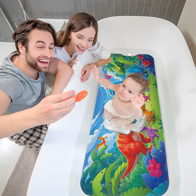 XIYUNTE Baby Bath Mat for Tub Non Slip Kids Bath Mat - Image 8