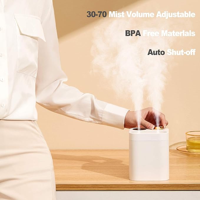 Portable Cordless Plant Humidifier 800ml Orfonbi, Battery Operated Small Cool - Image 5