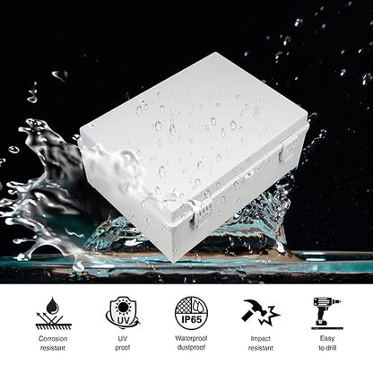 Sunnyglade ABS Plastic Dustproof Waterproof IP65 Junction Box Universal Durable - Image 4