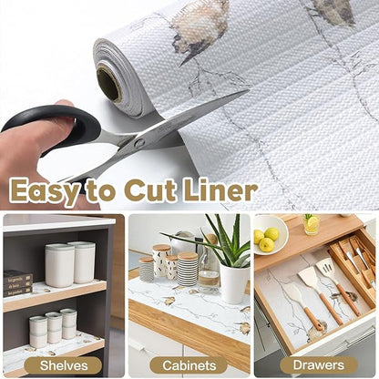Shelf Liner for Kitchen Cabinets Non Adhesive Drawer Liner, Cabinet Liner for - Image 4