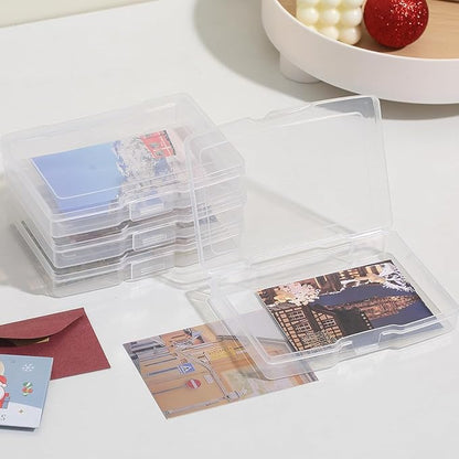 novelinks Transparent 4" x 6" Photo Organizers and Photo Storage Box - Image 5