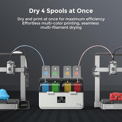 Creality Filament Dryer Box 4 Spools, Space Pi X4L Filament Storage Box - Image 4