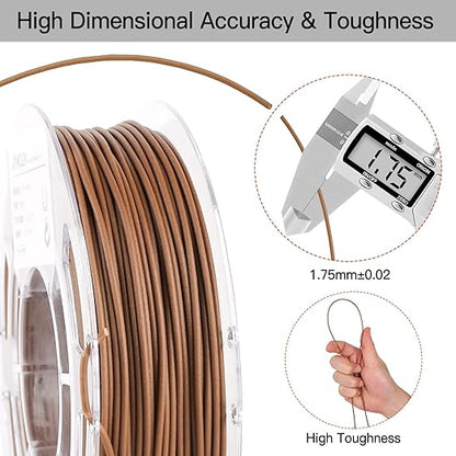 AMOLEN Wood PLA Filament Bundle 3D Printer Filament Wood Sets, 3D Printing - Image 3