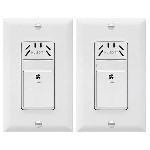 TOPGREENER Humidity Sensor and Fan Control Switch, Ventilation Fan Humidity by TOPGREENER