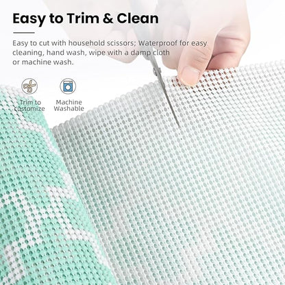 BAGAIL Drawer and Shelf Liner, 17.5 in X 10 Ft Non-Adhesive Shelf Liners - Image 4