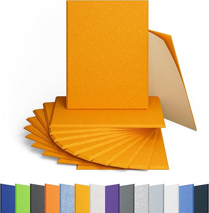 12 Pack Acoustic Panels Self Adhesive Sound Proof Foam, High Density Sound by Amantech