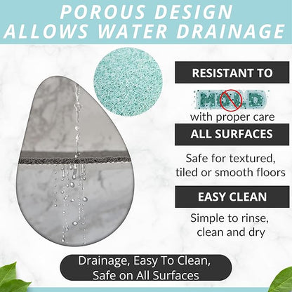 ENKOSI Loofah Non-Slip Shower and Bath Mat - Image 4