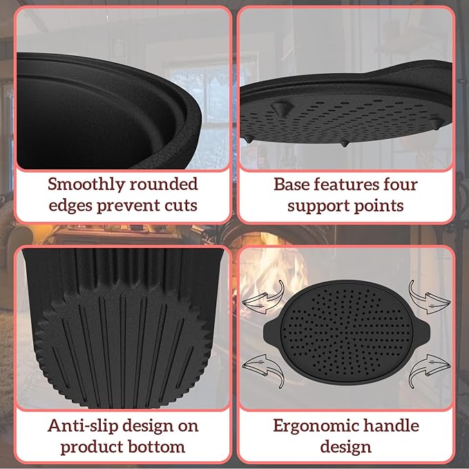 Wood Stove Steamer & Cast Iron Mortar Pestle Set Bundle - Image 4