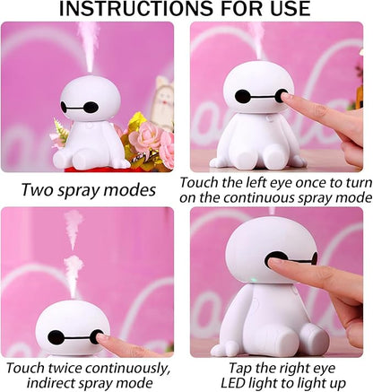 INVODA Humidifiers Portable Small Cool Mist Humidifiers Mini USB Personal - Image 5