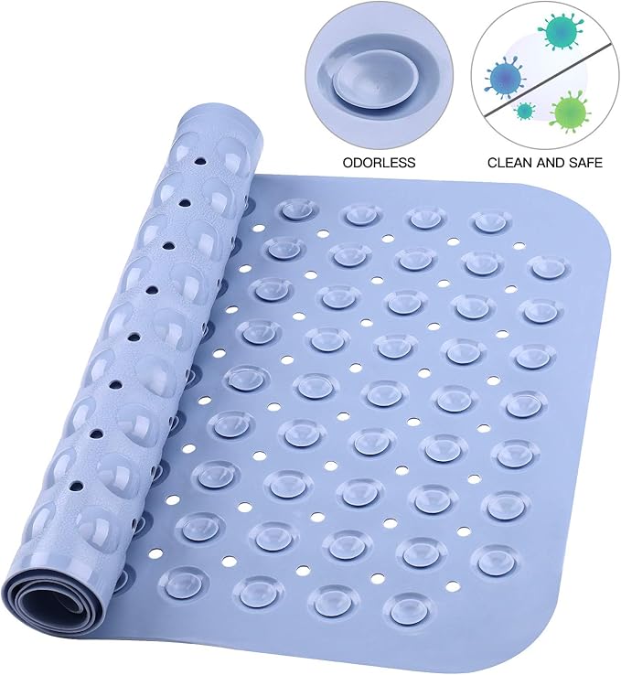 YINENN Bath Tub Shower Stall Mats 31x15.5 Inch Non-Slip and Latex Free - Image 2