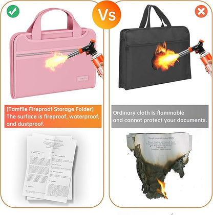 Tamfile Fireproof Accordion File Organizer - Image 7