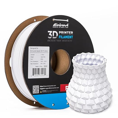 INLAND Micro Center PLA Plus 3D Printer Filament 1.75mm, 4 Pack Filament Bundle - Image 2