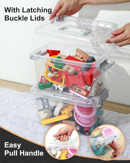 Plastic Storage Bins 7 Quart-Storage Organizer Bins - Image 5