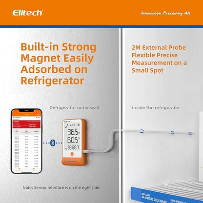 Elitech 10Pack Bluetooth Ultra Low Digital Temperature Data Logger - Image 3