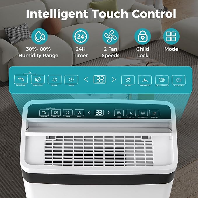 COSTWAY 4, 500 Sq. Ft Dehumidifier - Image 2