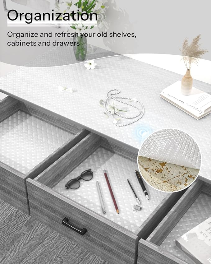 Shelf and Drawer Liner for Kitchen Cabinet, Non-Adhesive 24in x 120in - Image 5