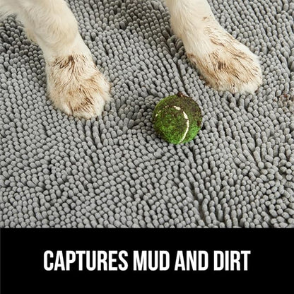 GORILLA GRIP SOAKSTOPPER Dog Door Mat, 30x20 Machine Washable Rug Absorbent - Image 3