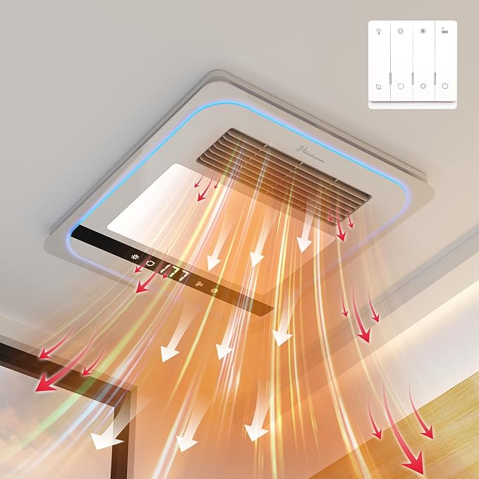 4 in 1 Bathroom Exhaust Fan by FocusonKitchenBathroom