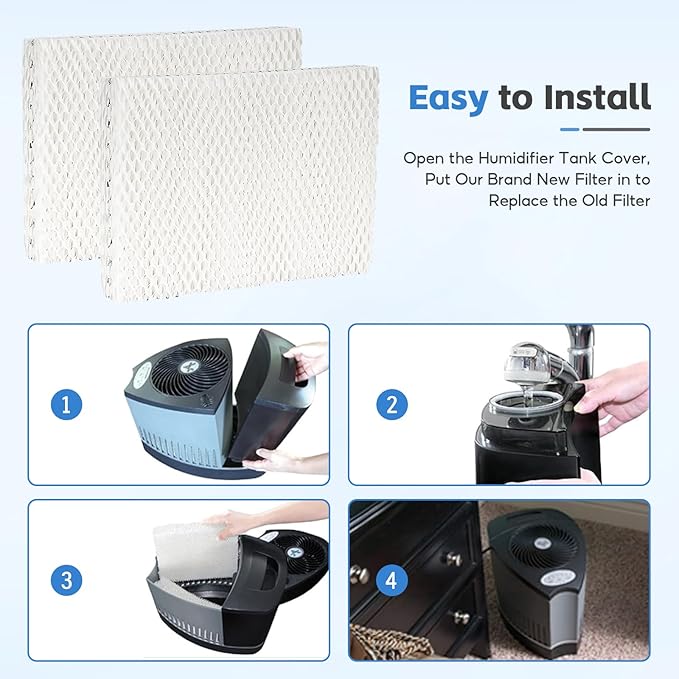 4-Pack MD1-0002 MD1-0001 Replacement Wick/Filters Compatible - Image 6
