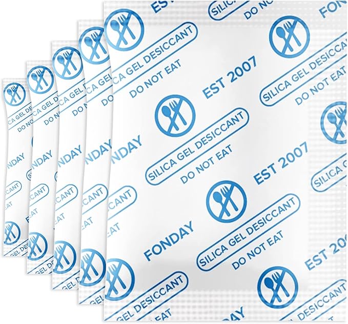 2g x 2500 Packs Fonday Food Grade Silica Gel Desiccants Packs Moisture by Fonday