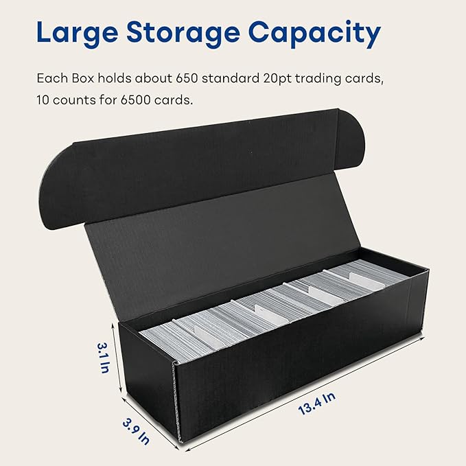 Trading Card Storage Box with Dividers - Image 3
