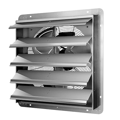 Simple Deluxe 20 Inch Wall Mounted Shutter Exhaust Fan, 1200 RPM, 3368 CFM by SimpleDeluxe