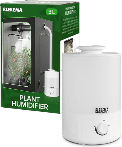 3L No Leak Plant Humidifiers for Grow Tent Greenhouse and Grow Room, Auto Shut by BLEREMA