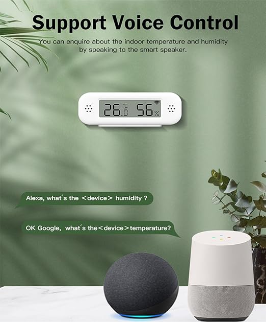 WiFi Thermometer Hygrometer: Smart Temperature Humidity Sensor, Indoor Room - Image 5