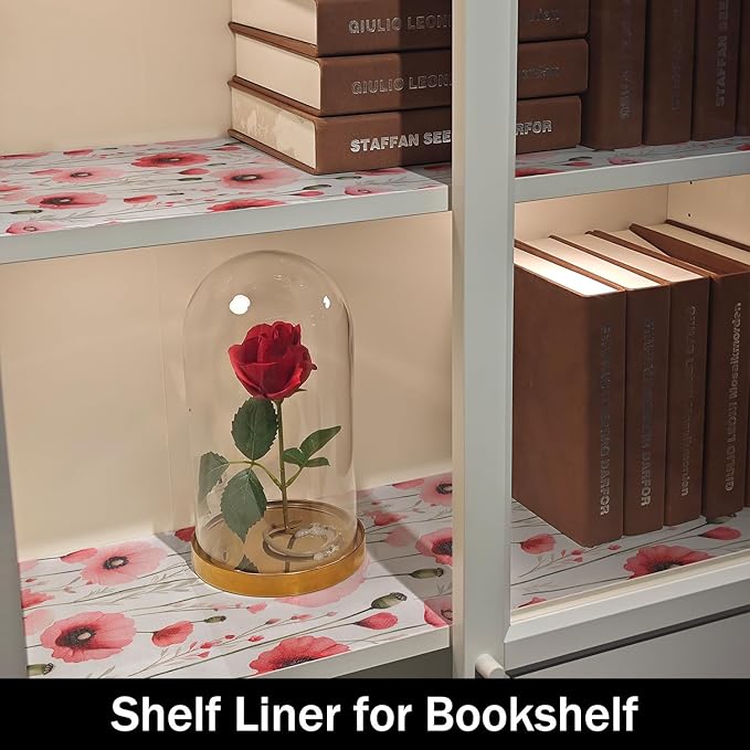 Floral Shelf Liners Strong Non-Slip and Non Adhesive 12IN x 10FT Shelf and - Image 5