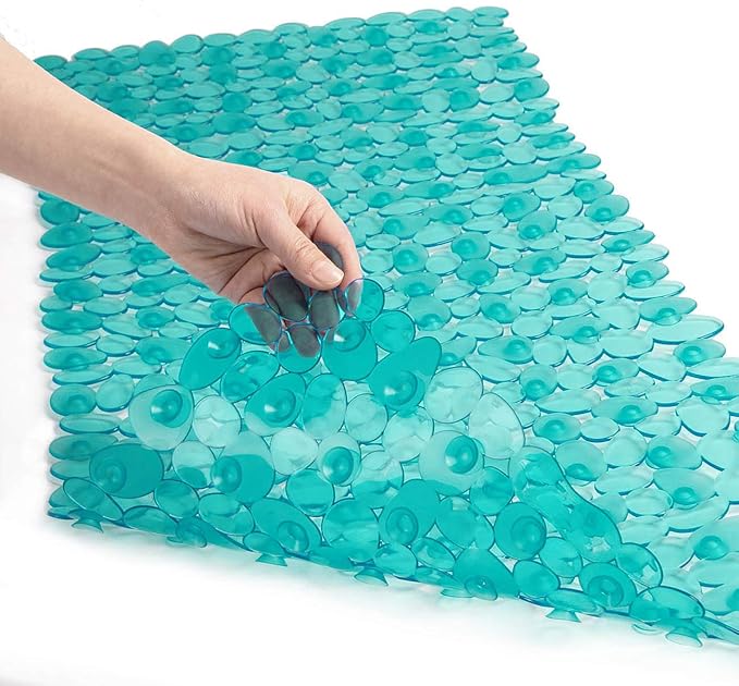 WELTRXE Non Slip Bath Mat Pebbles Bathtub Mat by WELTRXE