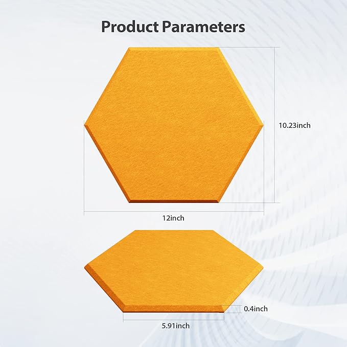 12 Pack Acoustic Panels Self Adhesive Sound Proof Foam, High Density Sound - Image 6