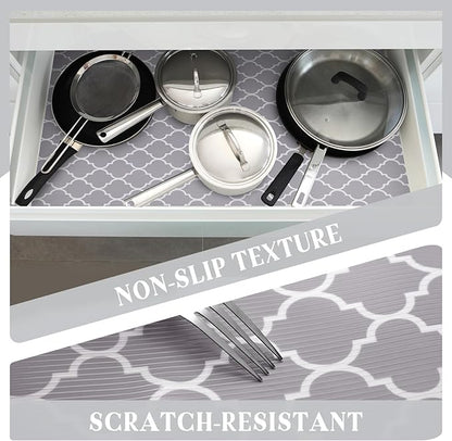 Glotoch Shelf Liner for Kitchen Cabinets Non Adhesive, Waterproof Shelf Paper - Image 7