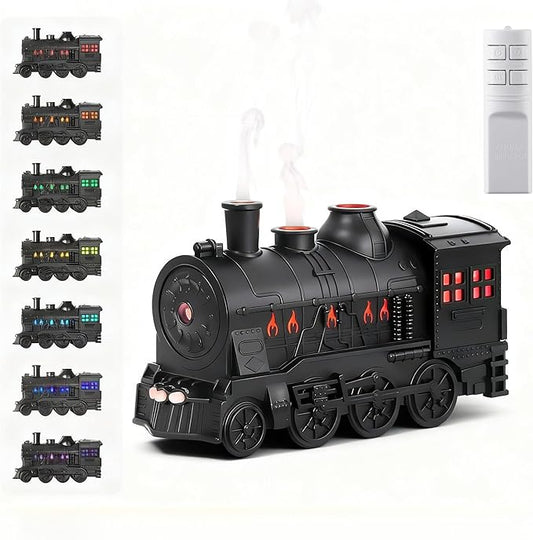 Valentine's Day Train Humidifier 300ml, Dual Mist Outlets Cool Mist Diffuser by Chasefun